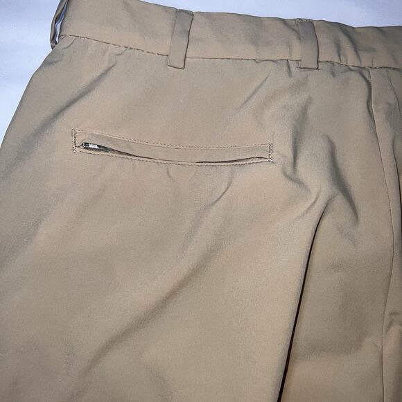 Brooks Brothers Pants Mens Size 38/32 Beige Khaki Flat Front Poly-Stretch Slacks - Picture 13 of 16
